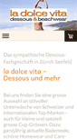 Mobile Screenshot of ladolcevita.ch